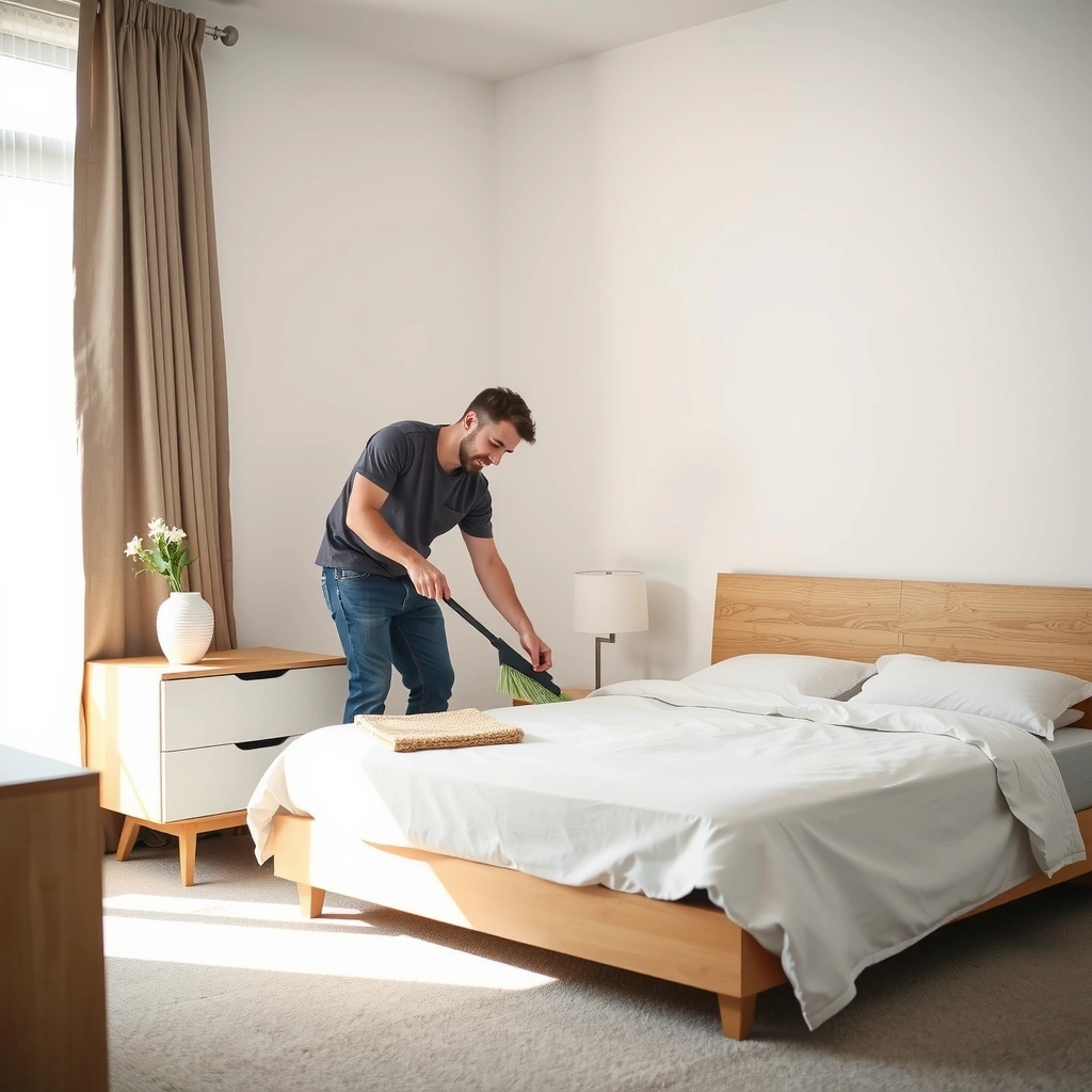 Bedroom cleaning service